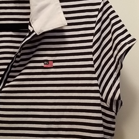 RALPH LAUREN POLO S/S STRIPED SHIRT SZ.XL - Picture 3 of 6